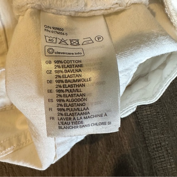 White Jean Shorts - Picture 3 of 5